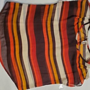 Agaci sheer striped blouse